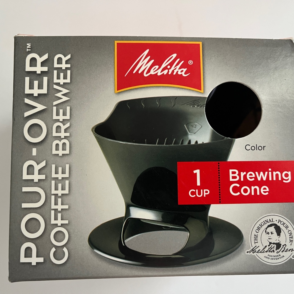 Melitta Black Pour-Over Coffee Brewer